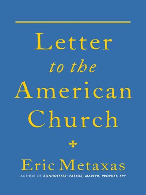 cover image of Letter to the American Church